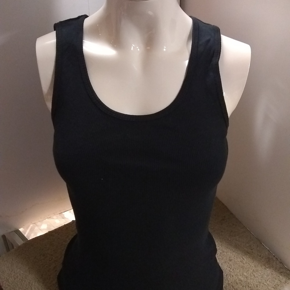 District Threads Ladies 2 x 1 Tank DT210 Size Med
